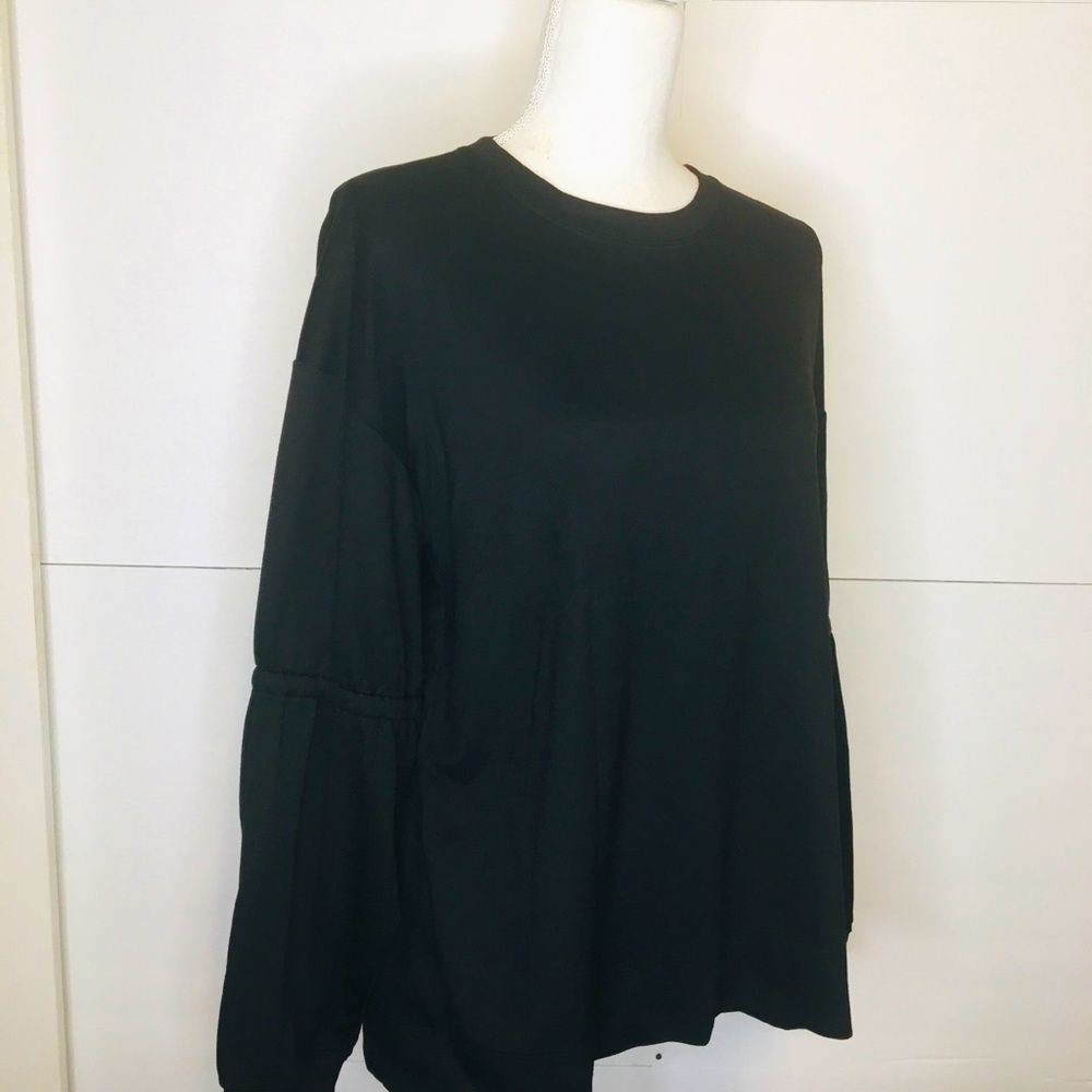 Large AVIA Black Long Sleeve Sport Tee